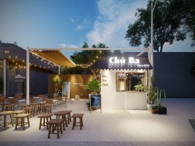 Thiết kế thi công quán cà phê ” CHÚ BA” tại Đồng Nai