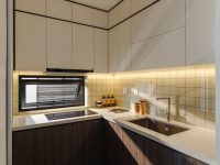 Thi công tủ bếp phong cách hiện đại – Dự án nhà mẫu FPT Plaza 3