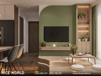 THIẾT KẾ THI CÔNG NỘI THẤT- CĂN HỘ 11.01 CHUNG CƯ FPT PLAZA2